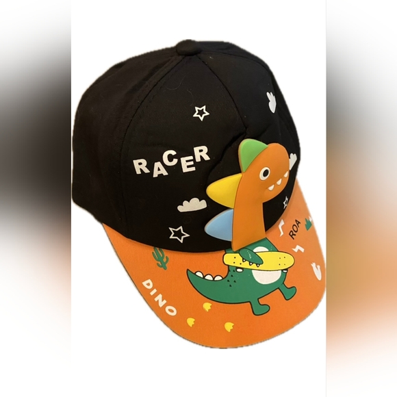 Toddler Adjustable Dino Skateboarding Hat - Picture 7 of 10